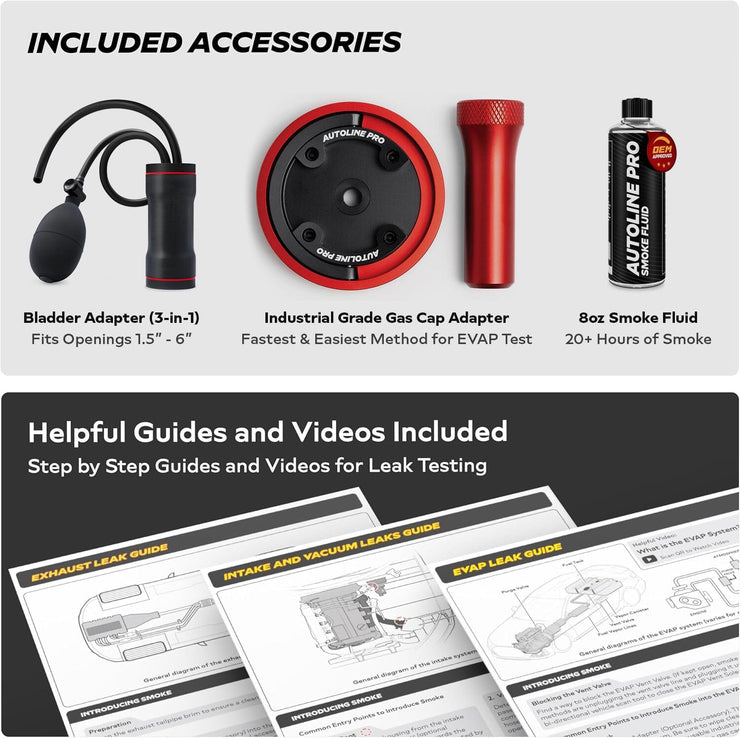 HyperSmoke™ Automotive Smoke Machine Automotive Smoke Machine Leak Detector AutoLine Pro |variants:premium-adapters