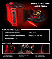 Hypersmoke Ultra Premium Bundle Automotive Smoke Machine Leak Detector AutoLine Pro 