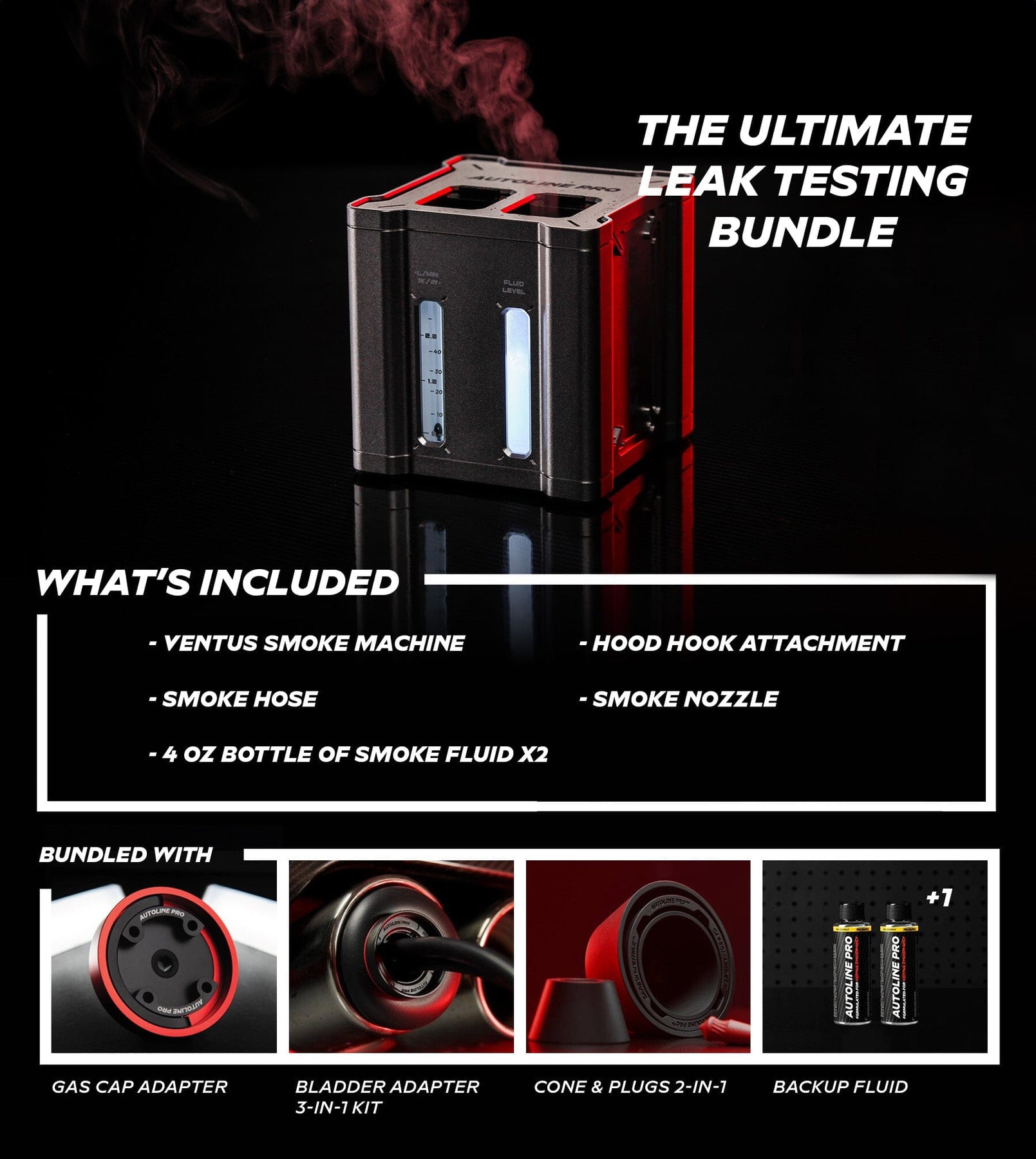 Ventus Bundle | Ultimate Automotive Smoke Machine for Leak Detection ...